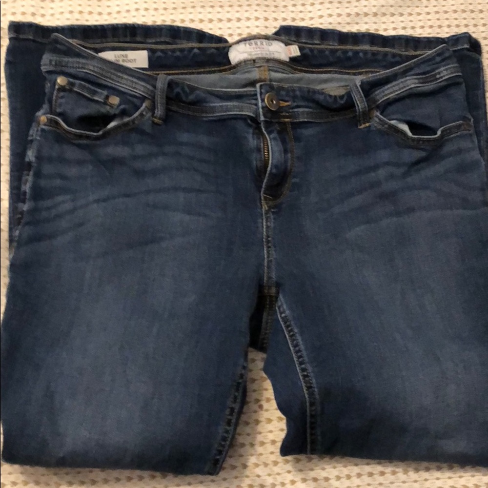 Torrid Luxe Slim Boot Jeans 16XS